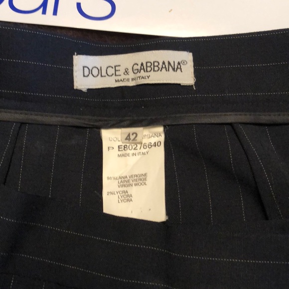 DOLCE & CABBANA pants wool suit size 42 - Picture 11 of 16